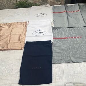 PRADA Collection of 6 storage bags